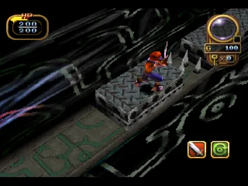 Alundra 2 - Der Beginn einer neuen Legende (GE) screen shot game playing